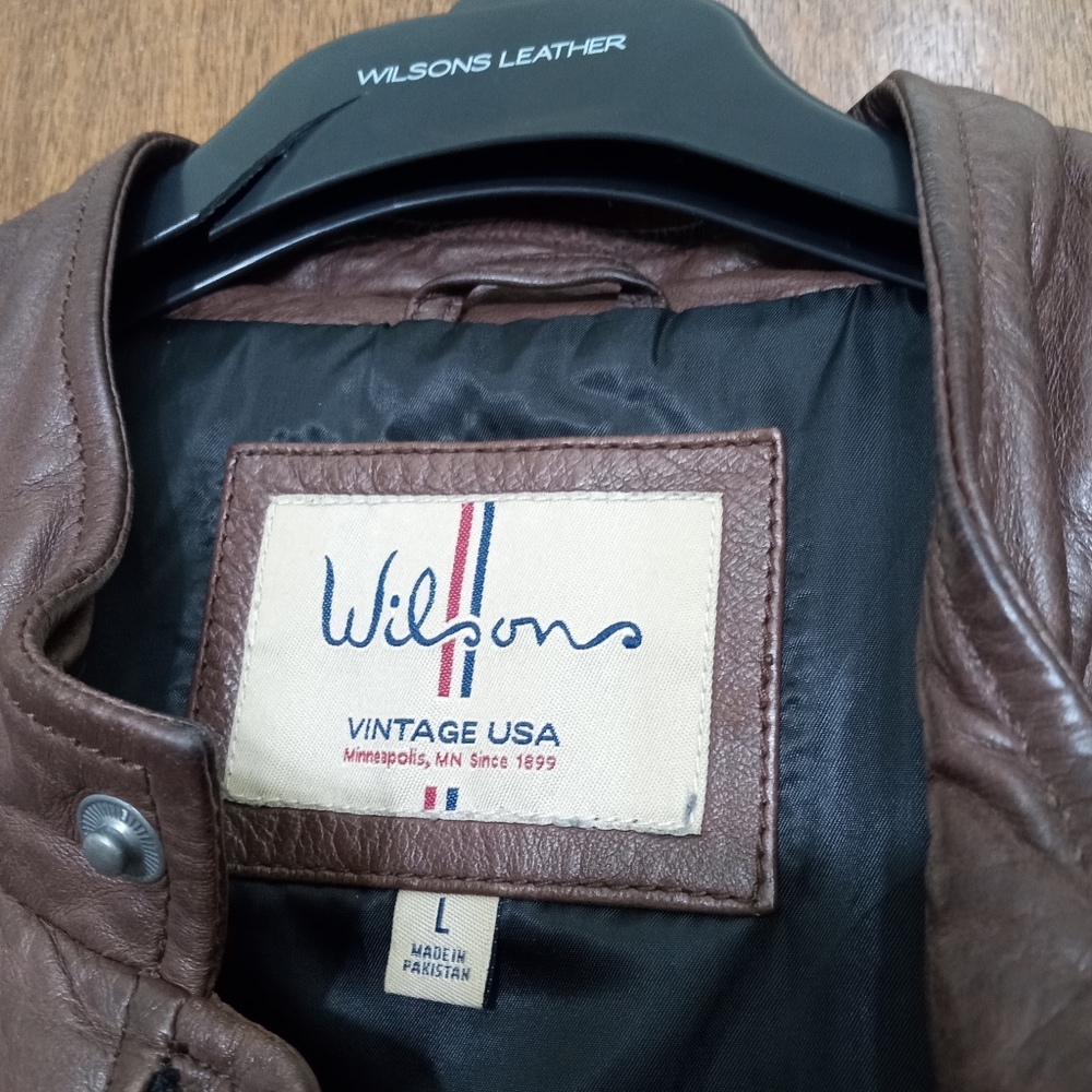 Men's leather jacket size L - Picture 4 of 4